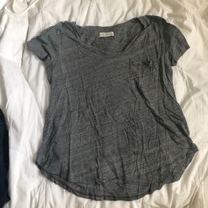 Gray Flowy T-Shirt